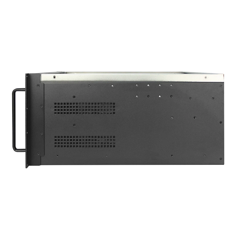OEM 5U 19 Inch Rack Mount Industrial Server Case with 13.3" LCD Touch HD Screen ATX Server Chassis with Fan Stock