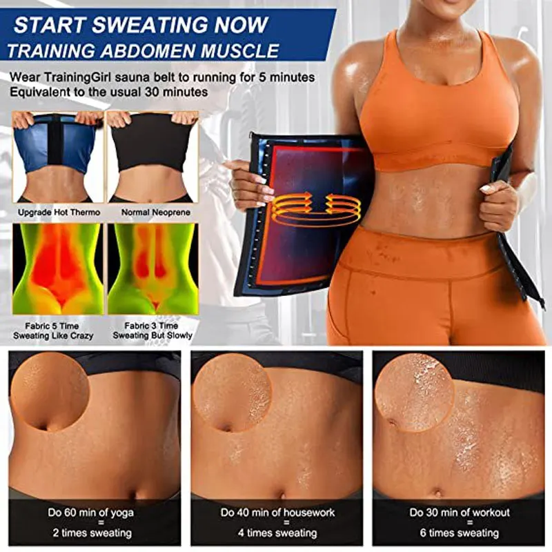 Tiktok Faja Workout TIKTOK HOT Double Layer Waist Trainer Belt