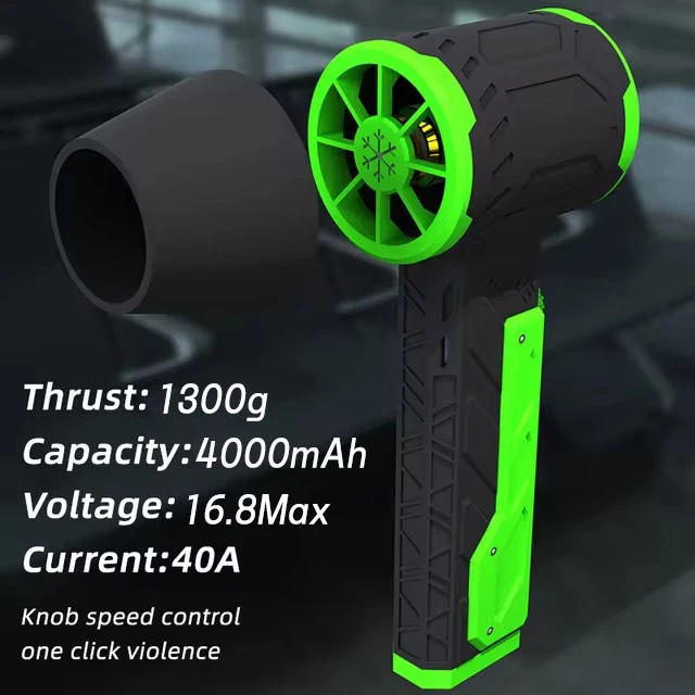 Portable Industrial Fan Air Duster High Speed Brushless Motor 16.8V 4000mAh Jet Car Air Blower - view 6