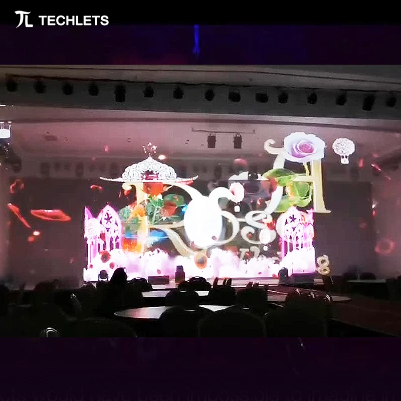 3D Holographic High Transparent Invisible Stage Mesh Screen for Hologram Projection Big Stage Show