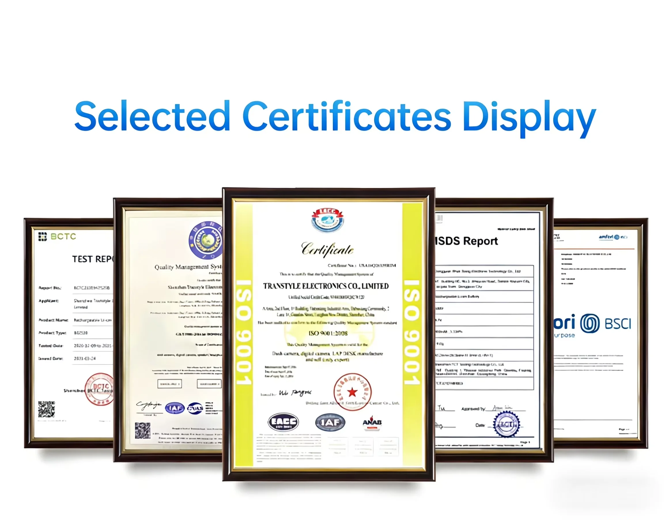 ChargePro Certificate