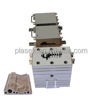PVC artificial marble Decorative line skirting single screw line Mould PVC extrusion mould