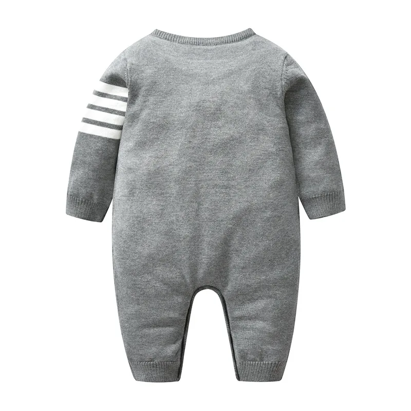 Organic Cotton Long Sleeves Children Onsie Winter Baby Jumpsuit