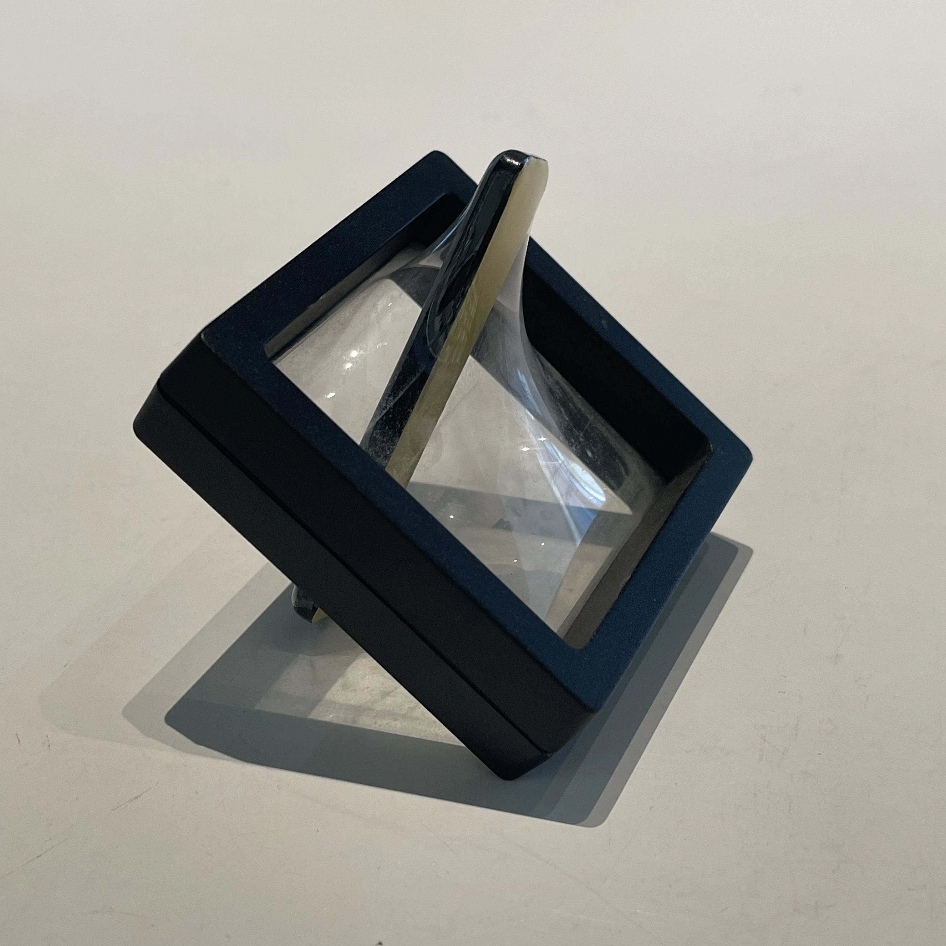 20-Pack Black 3D Floating Display Frames - 1.97" Square Coin Holder With Base For Medallions, Jewelry - View #5