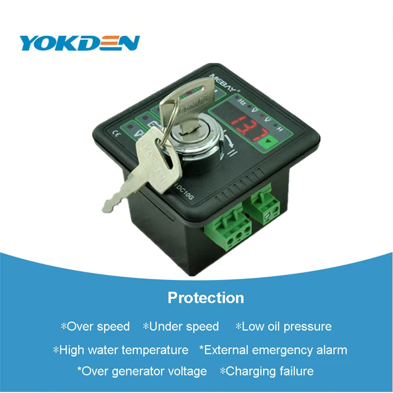 Genset Controller DC10G Generator Key Start Module Same As DKG155 Diagram