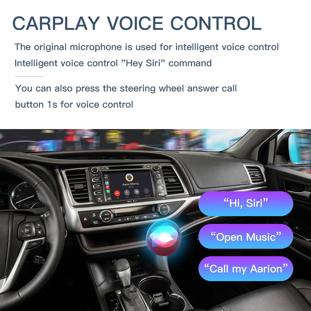 Carabc Wireless Carplay Android Auto For Toyota Highlander 4runner