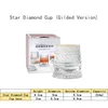 Transparent Star Diamond Stress-Relieving Cup with Gold Plating
