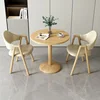 Mesa burlywood de 60 CM + 2 sillas - opciones de color