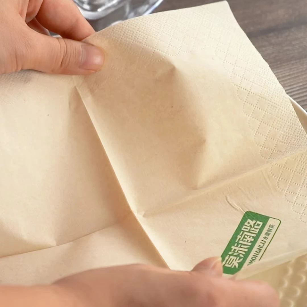 Хит продаж 100% столовая салфетка из натуральной древесной массы чистая натуральная бумага для салфеток