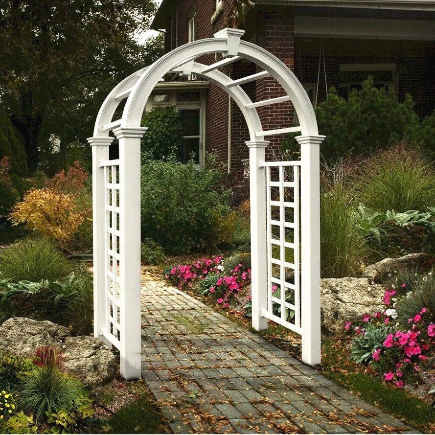 Minglei China Popular PVC Garden Arbour Pergola Outdoor