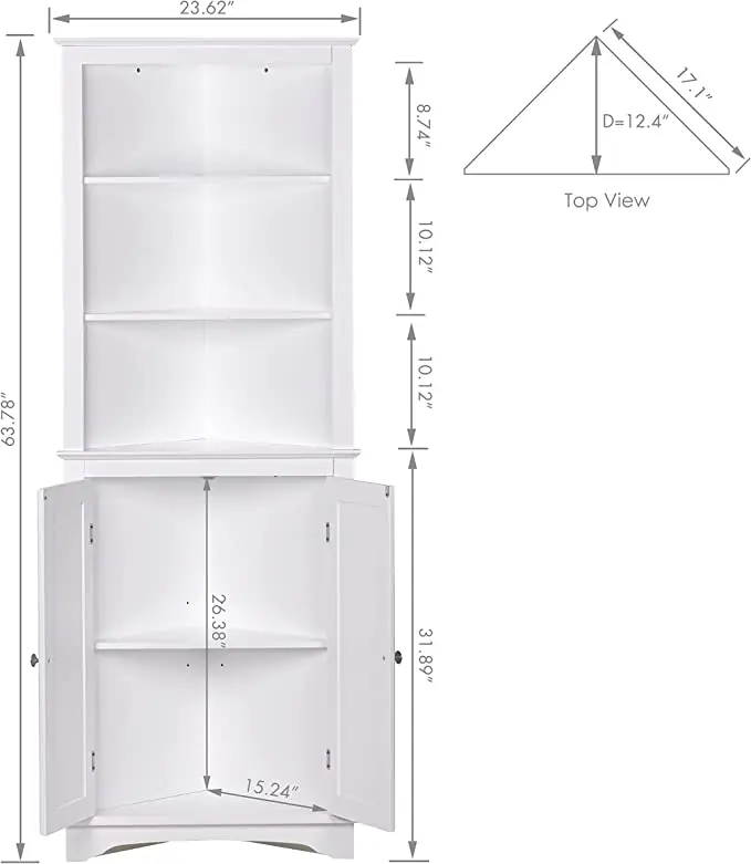 Оптовая продажа новый дизайн тонкий белый шкаф органайзер для хранения мебель ванной комнаты 5 слоев с 2 дверями