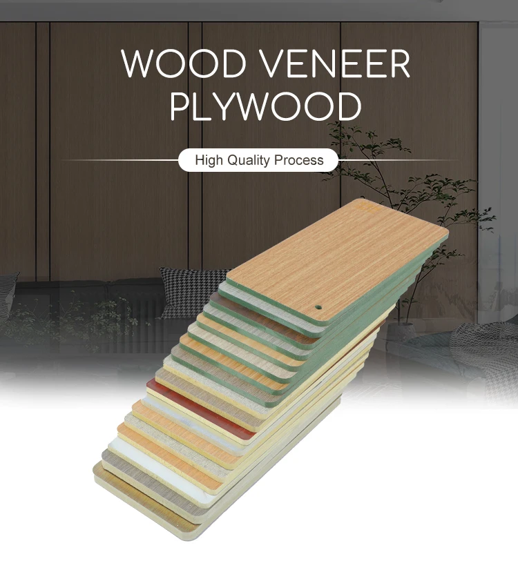 Laminated Plywood 19mm Ribbon Grain Plywood Design For The Kitchen