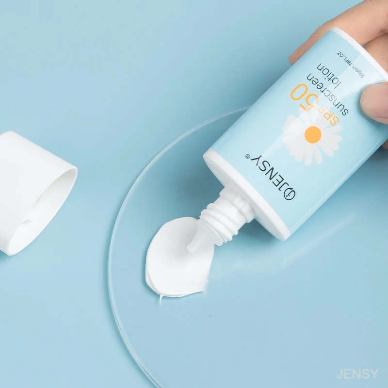 Oem Customize logo Private Label Organic Sunscreen Face Cream Body Lotion Spf