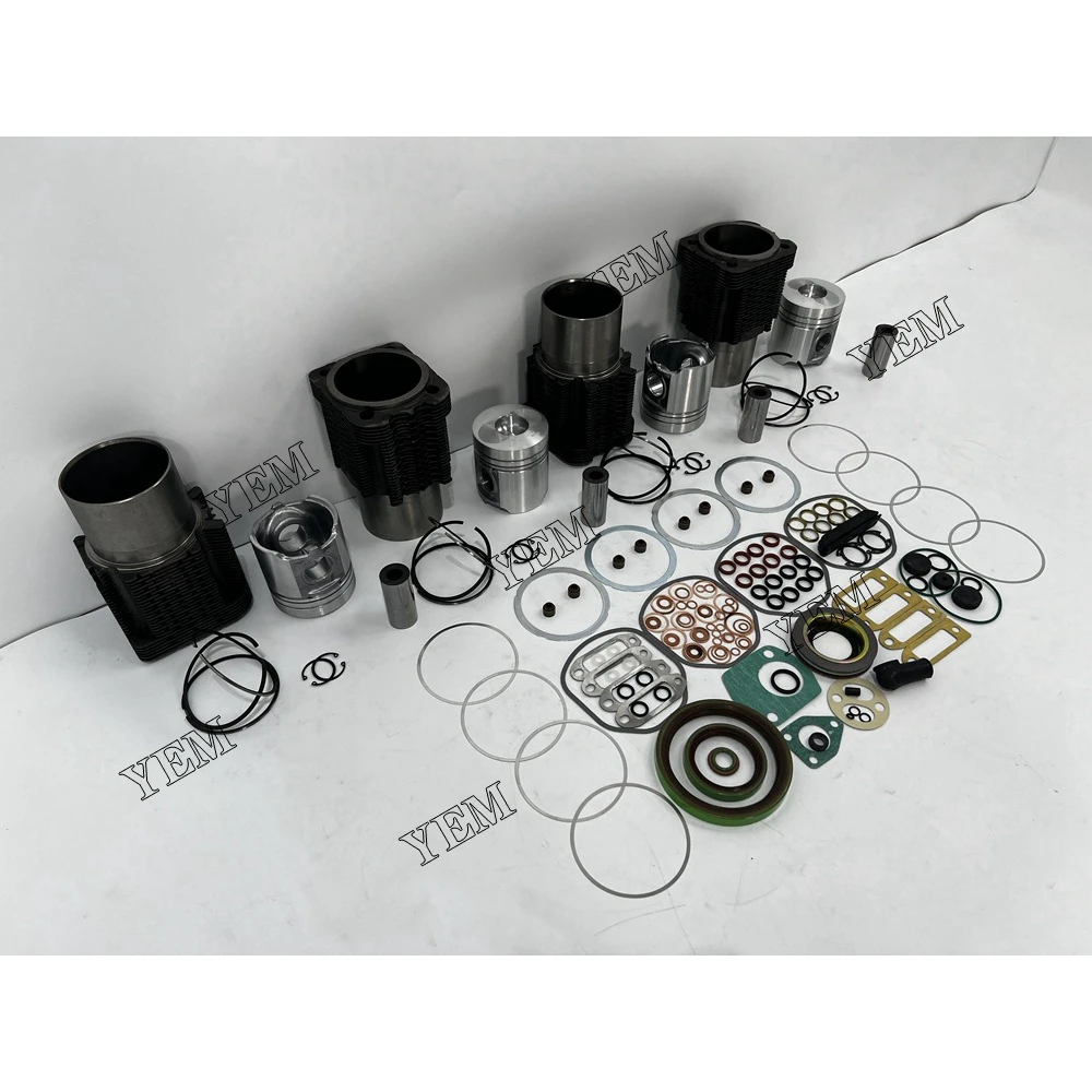 BF4L913 Engine Rebuilding Kit With Cylinder Gaskets Piston Rings Liner for Deutz 5