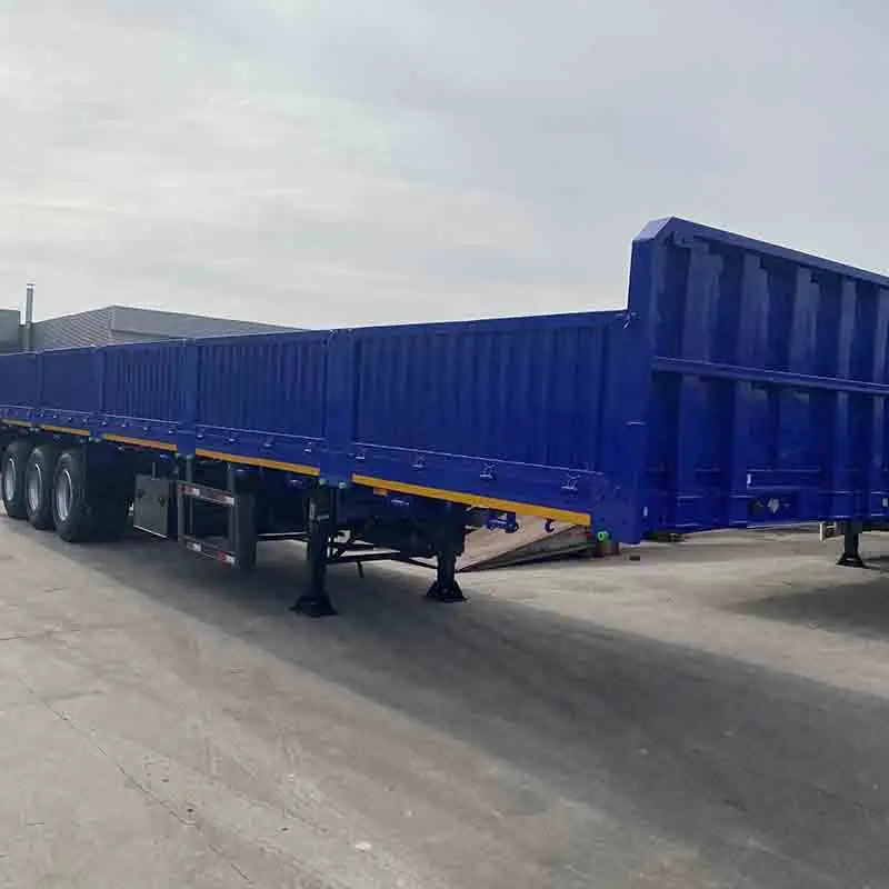 Vehicle Master 3 Axle 40 FT 40 Ton Side Wall Cargo Semi Trailer Side Wall Truck Semi Trailer for Cargo Transportation