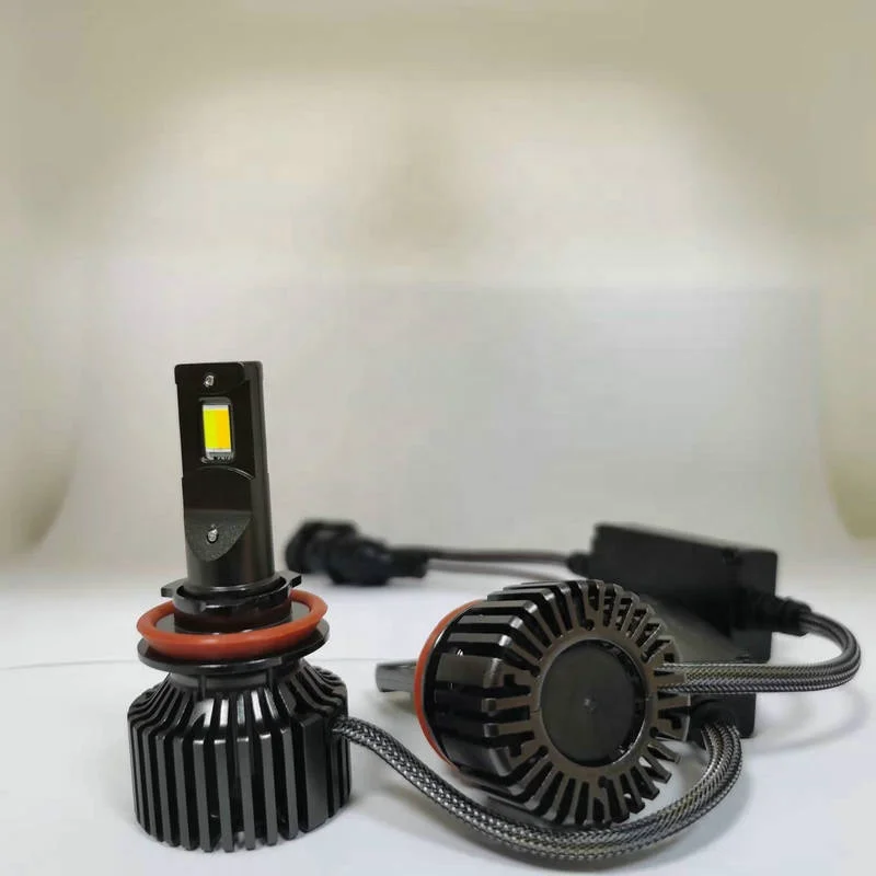 Three Light 3 Tri Color H4 LED Headlight Bulbs Tricolor Yellow Color Led Headlight for Car 3000k 4300k 6000k Multicolor Led H7