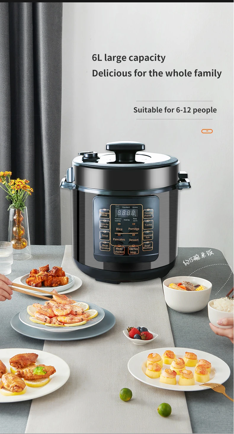 New Design 6l Electric Multi Cooker Smart Cooker Wholesale Large ...