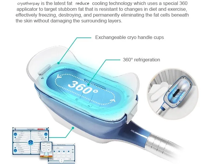 Аппарат для снижения веса cryo 360, технология cool tech, снижение жира, замораживание тела, скульптурная машина для похудения для удаления всего тела, сложное удаление жира