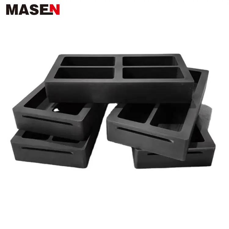High Temperature Graphite Mold Graphite Ingot Mold for Silver Melting
