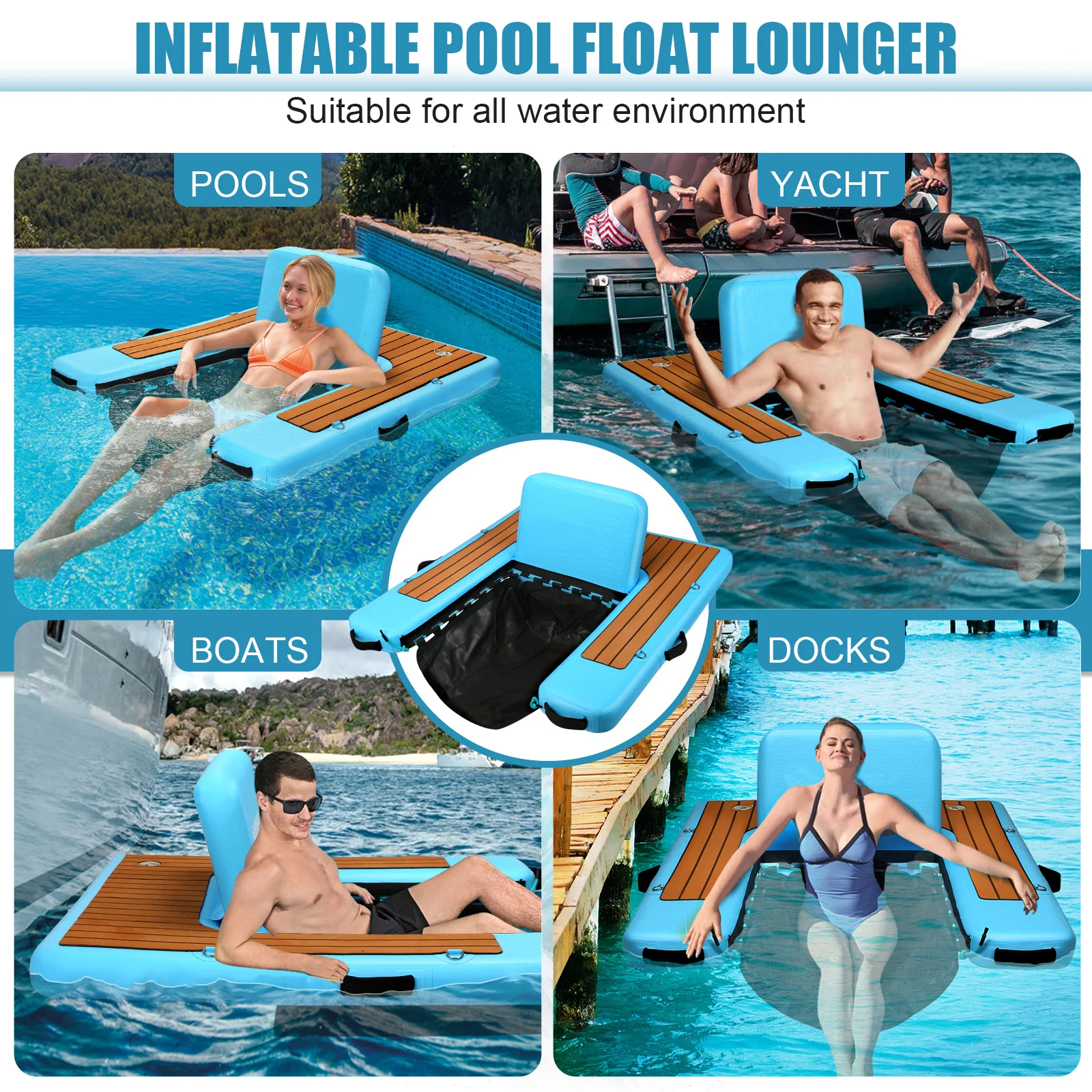 Inflatable Pool Ozark Trail Jumbo Water Hammock Funworldsport