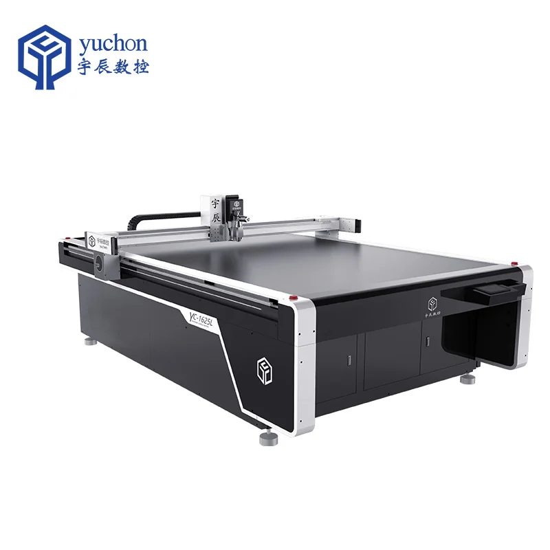 Automatic CNC Cutting Machine for Sticker Half Hut Acrylic PVC Vinyl Printed Paper Box with Schneider PLC New Condition