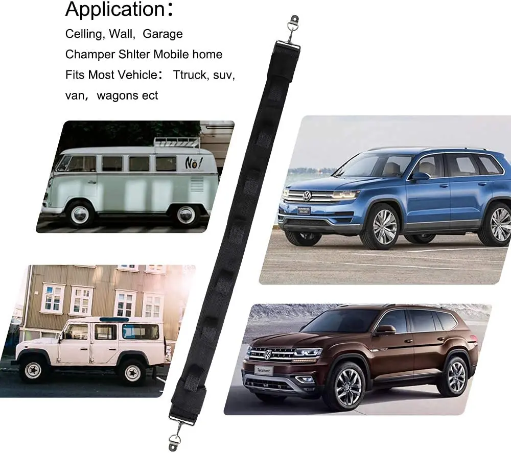 Vehicle Fishing Rod Holders Adjustable Strap Hold up to 5 Fishing Rod Carrier Vehicle Pole Holder Fishing Gear Accessories Vehicle Fishing Rod Holders Adjustable Strap Hold up to 5 Fishing Rod Carrier Vehicle Pole Holder Fishing Gear Accessories
