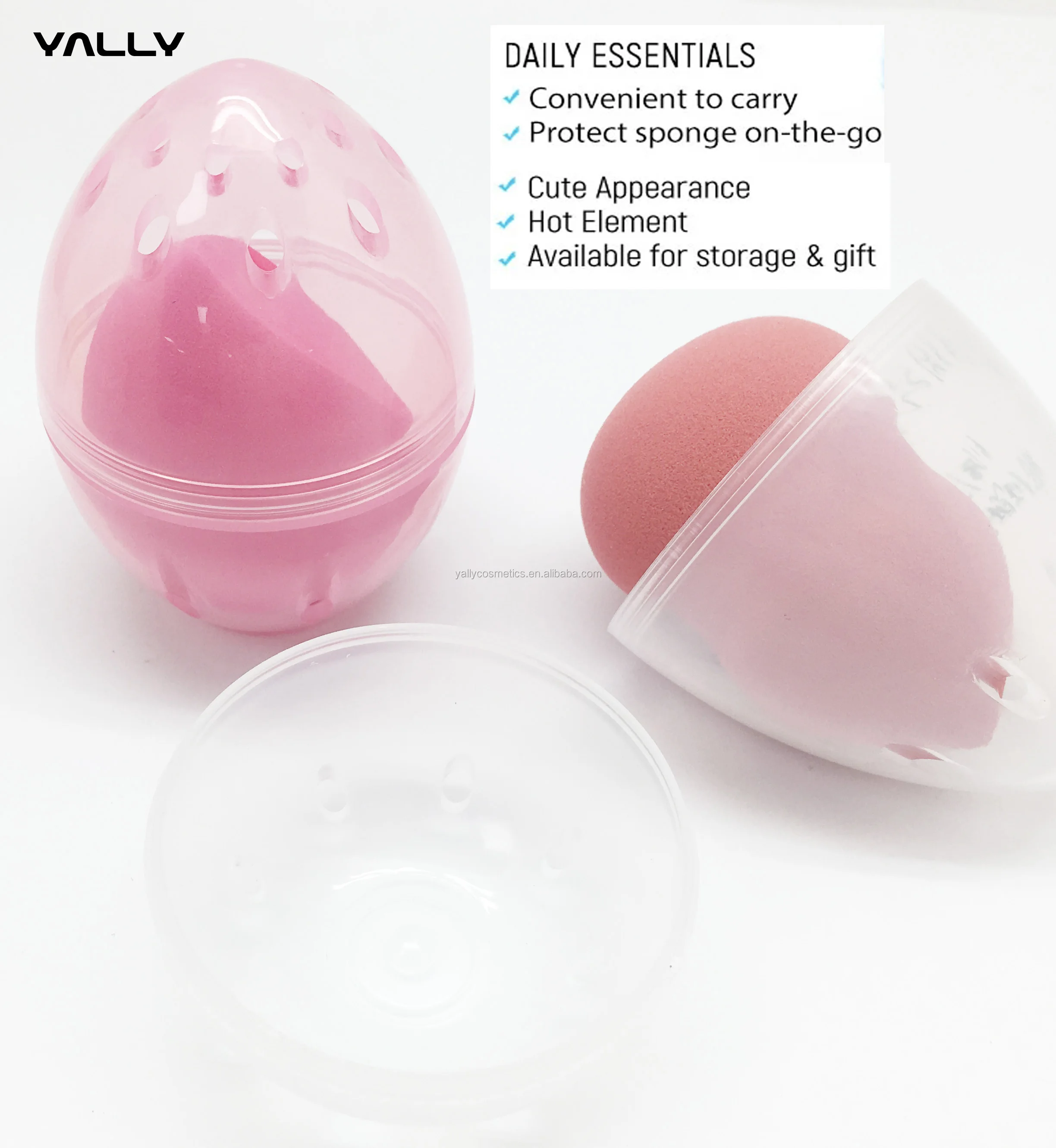 Небольшой минимальный заказ косметическая губка коробка для яиц косметический блендер Дорожный Чехол красоты воздушное хранение и сушка с