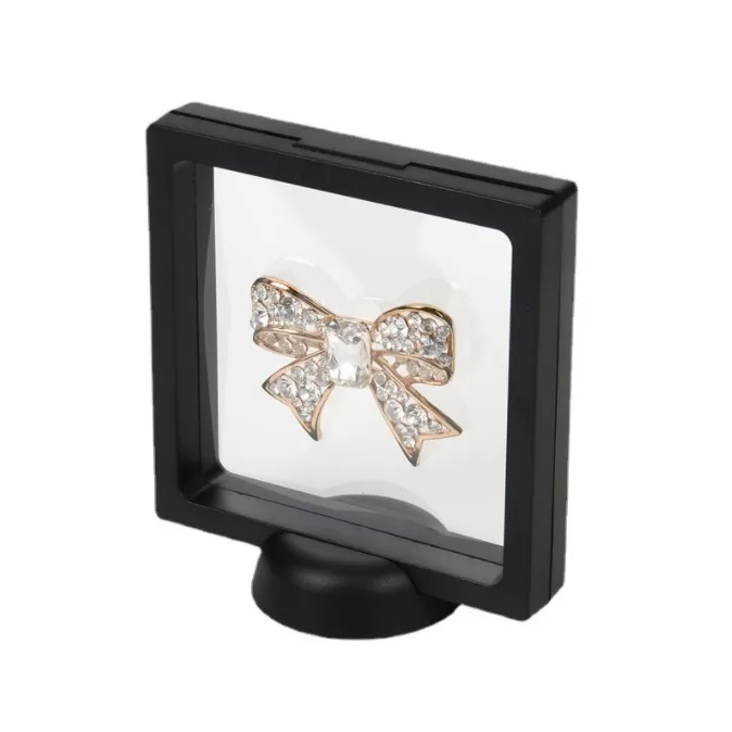 Black 3D Floating Display Case Challenge Coin Display Frame