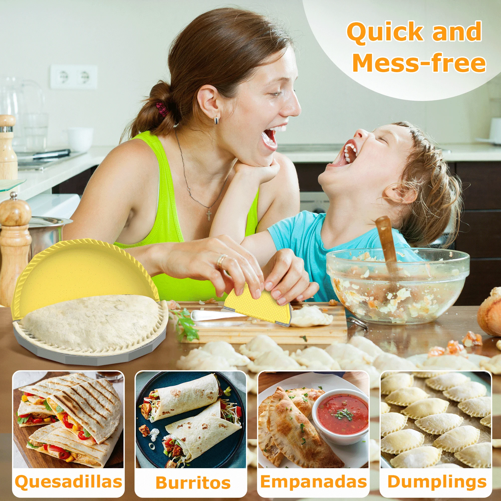 4-in-1 Tortilla Sealer Set for 4-10'' Pastries