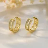 H-shaped earrings