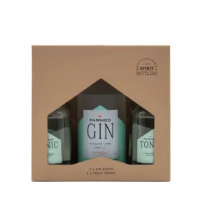 Gin Tonic Gift Box Botanical Farmed Bottles Gift Package Wholesale Belgian Floral Coriander Distillery Gin Tonic Gift