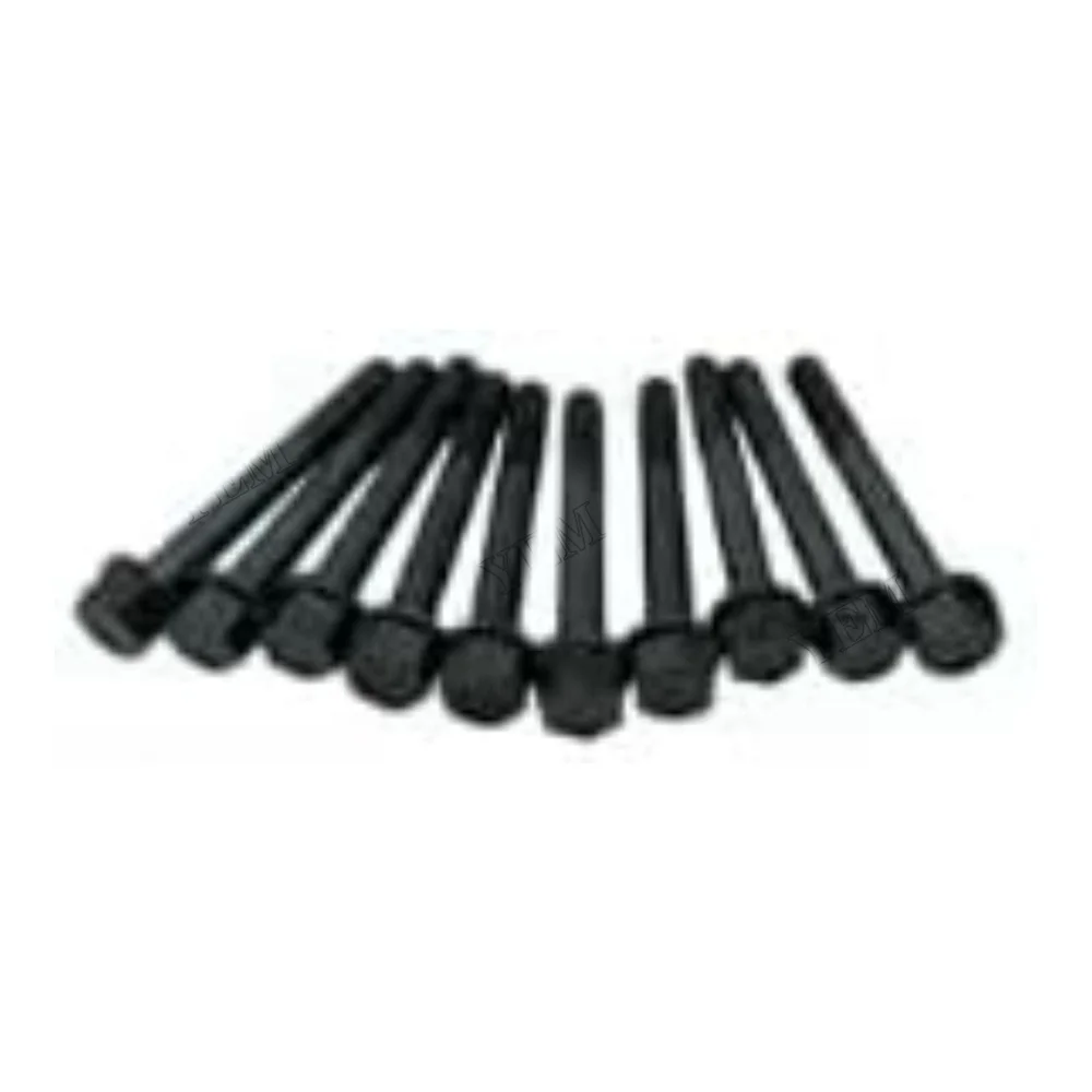 10Pcs Cylinder Head Bolt YM119515-01200 for Komatsu Engine 2D70E-5S-BA