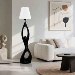 Modern Abstract Floor Lamp with Unique Human Like Shape for Living Room and Bedroom Decoration