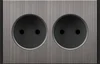 Double German  socket not groundground
