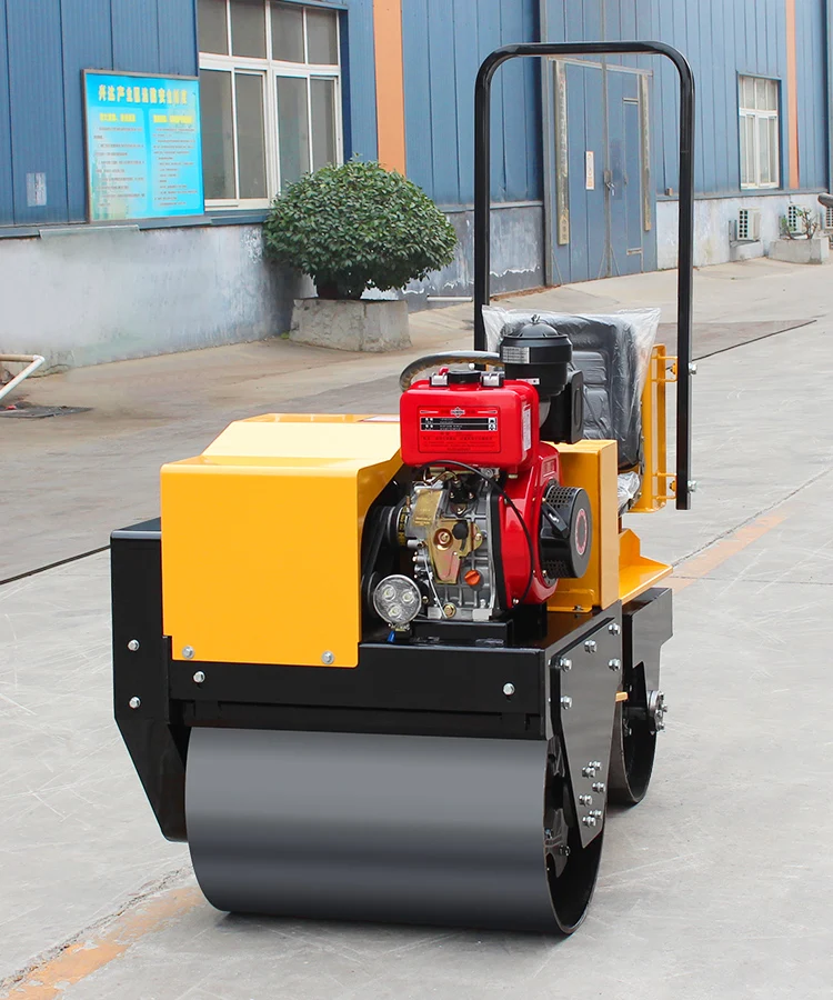 0.6 Ton Roller Compactor Double Drum Vibratory Roller Small Vibratory ...