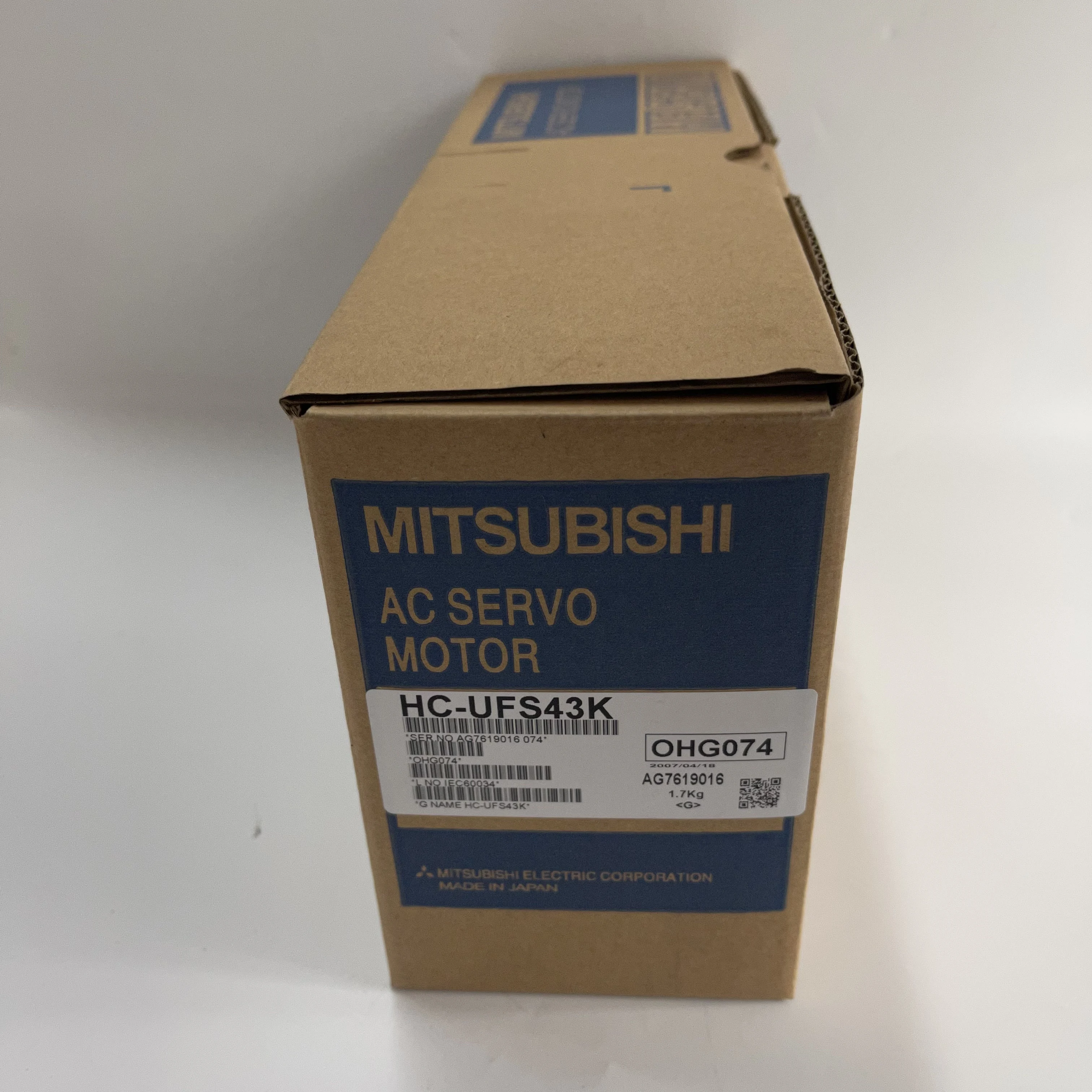 Mitsubishi AC Servo Motor HC-UFS43K Mitsubishi AC Servo Motor HC-UFS43K