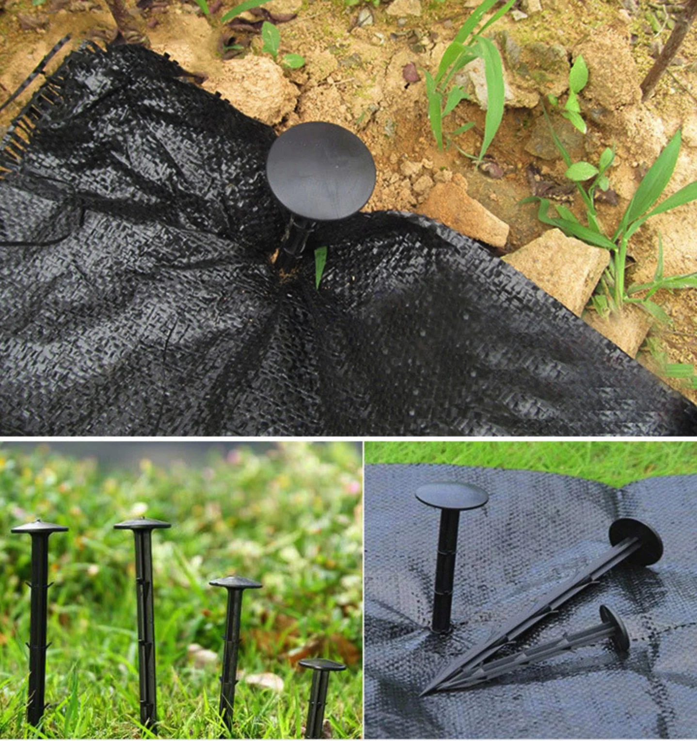 Anti-weed Net Peg Gardening Plastic Nail Ground Cloth/weed Barrier Nail ...