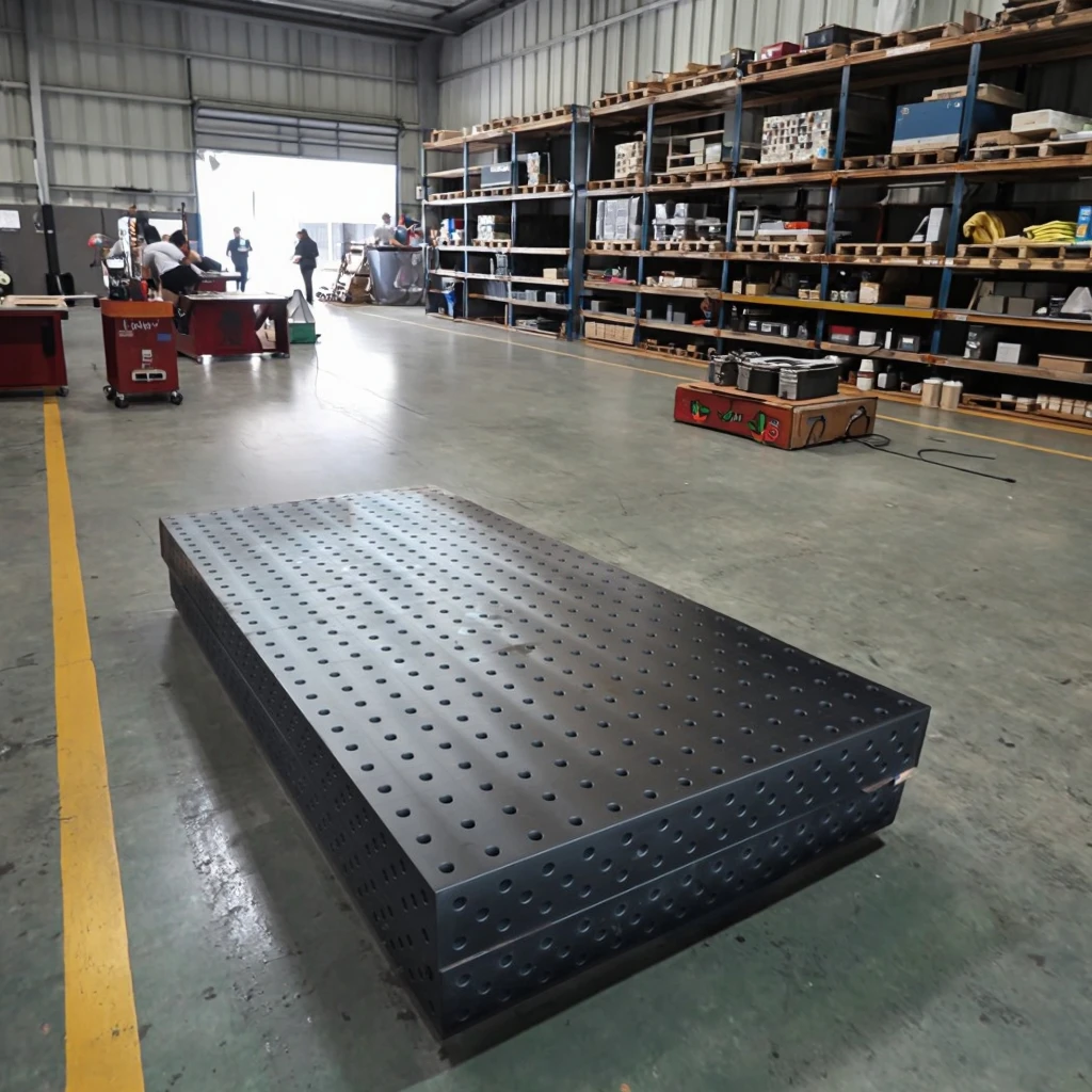 High Quality Cast Iron 3D Welding Table D16 D28 Welding Platform System With Jigs & Fixture