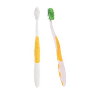 2026 Hot Sale Custom Soft Nylon Bristles Adult Toothbrush with Rubber Handle Home Use Pouch Packed