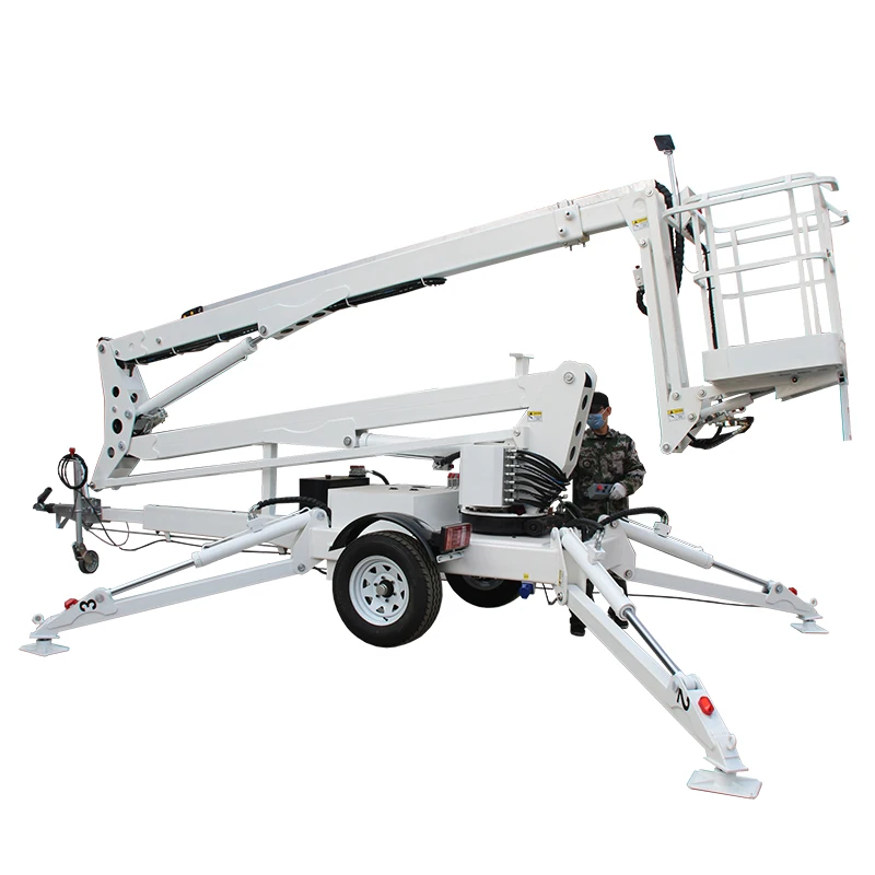 Towable Boom Lift With European Standards for Quick Towing