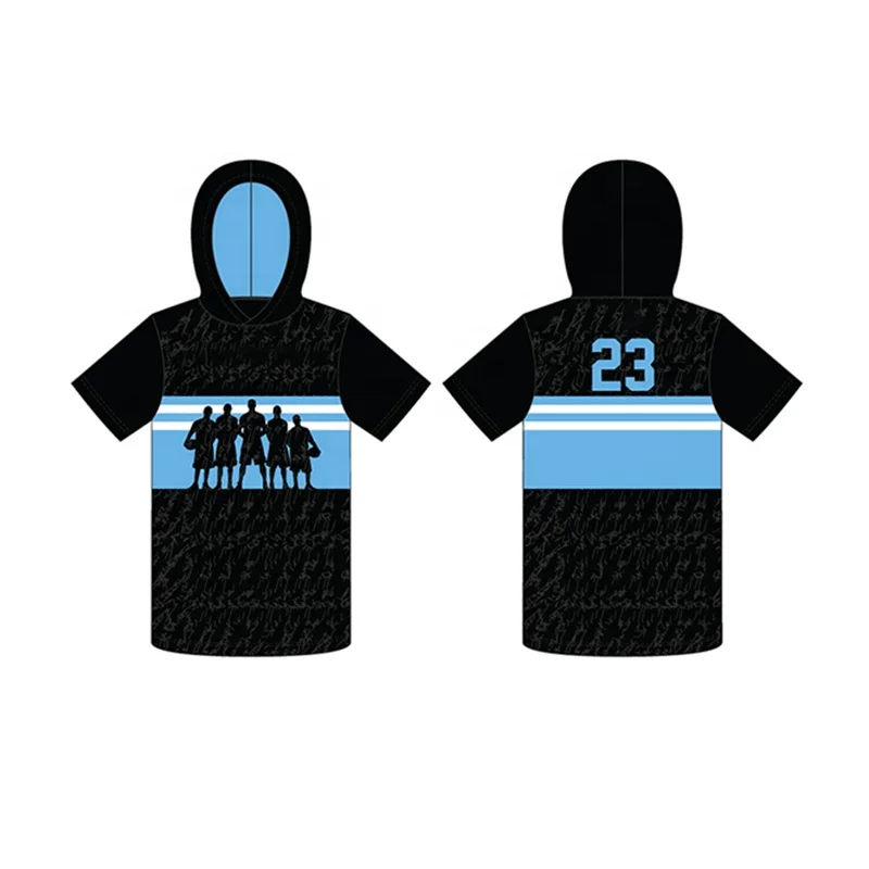 100% Polyester Custom Sublimated Basketball Long sleeve hooded