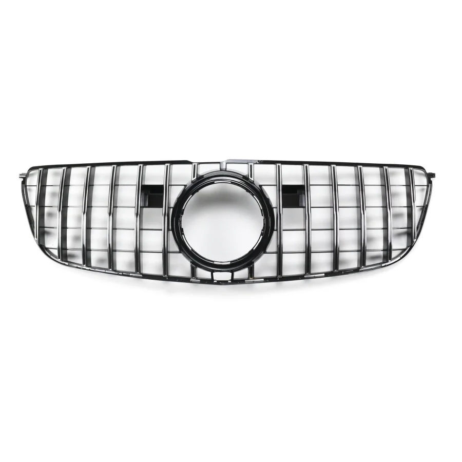 product tiypeor car black and silver honeycomb mesh grille for mercedes benz gls class x166 2016   2019 models abs material gt style-3