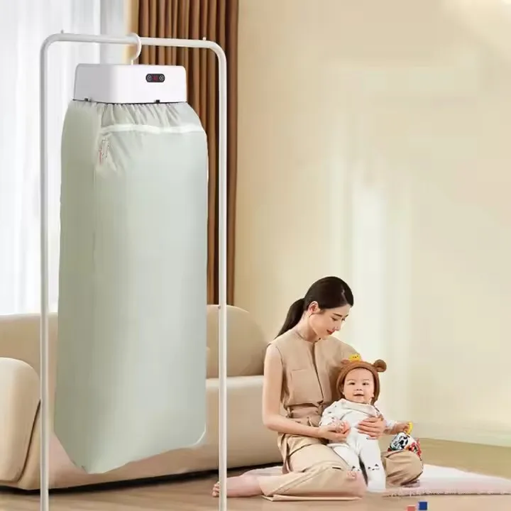2024 New Multi-functional Space Saving Portable Clothes Airer Foldable Towel Rack Stand Laundry Rack Dryer Steal Clothes