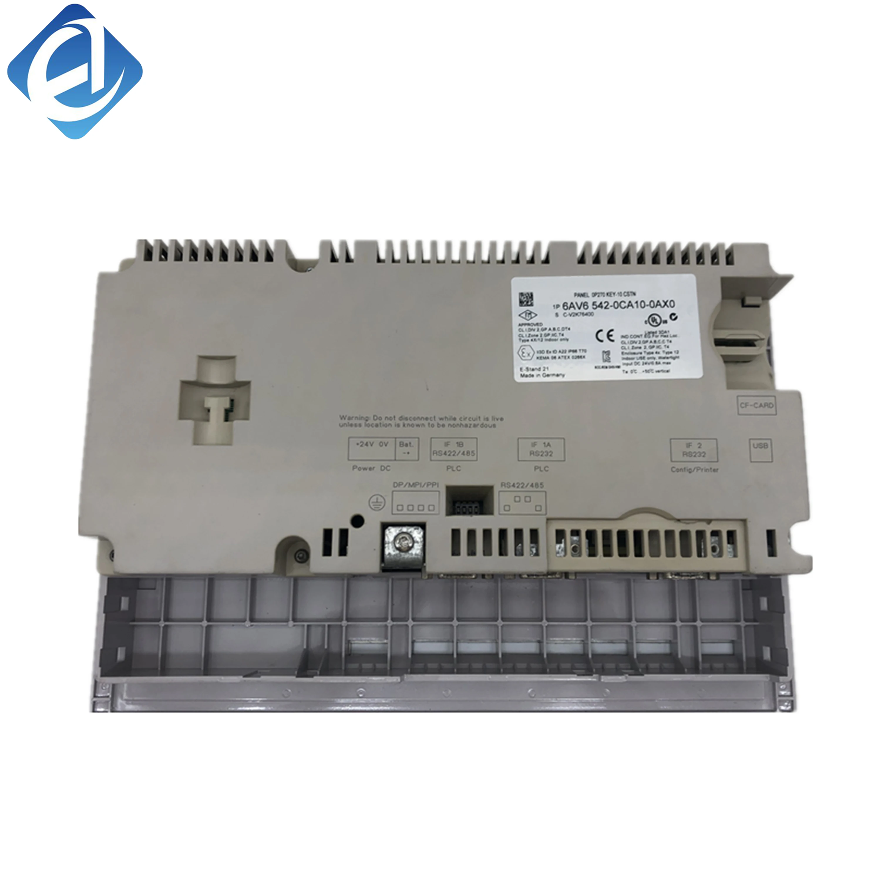 New Original 6AV6 542-0CA10-0AX0 6AV6542-0CA10-0AX0 SIMATIC HMI OP270 Operator Panel. For industrial human-machine interface and machine operation control. Features key operation, clear display, 