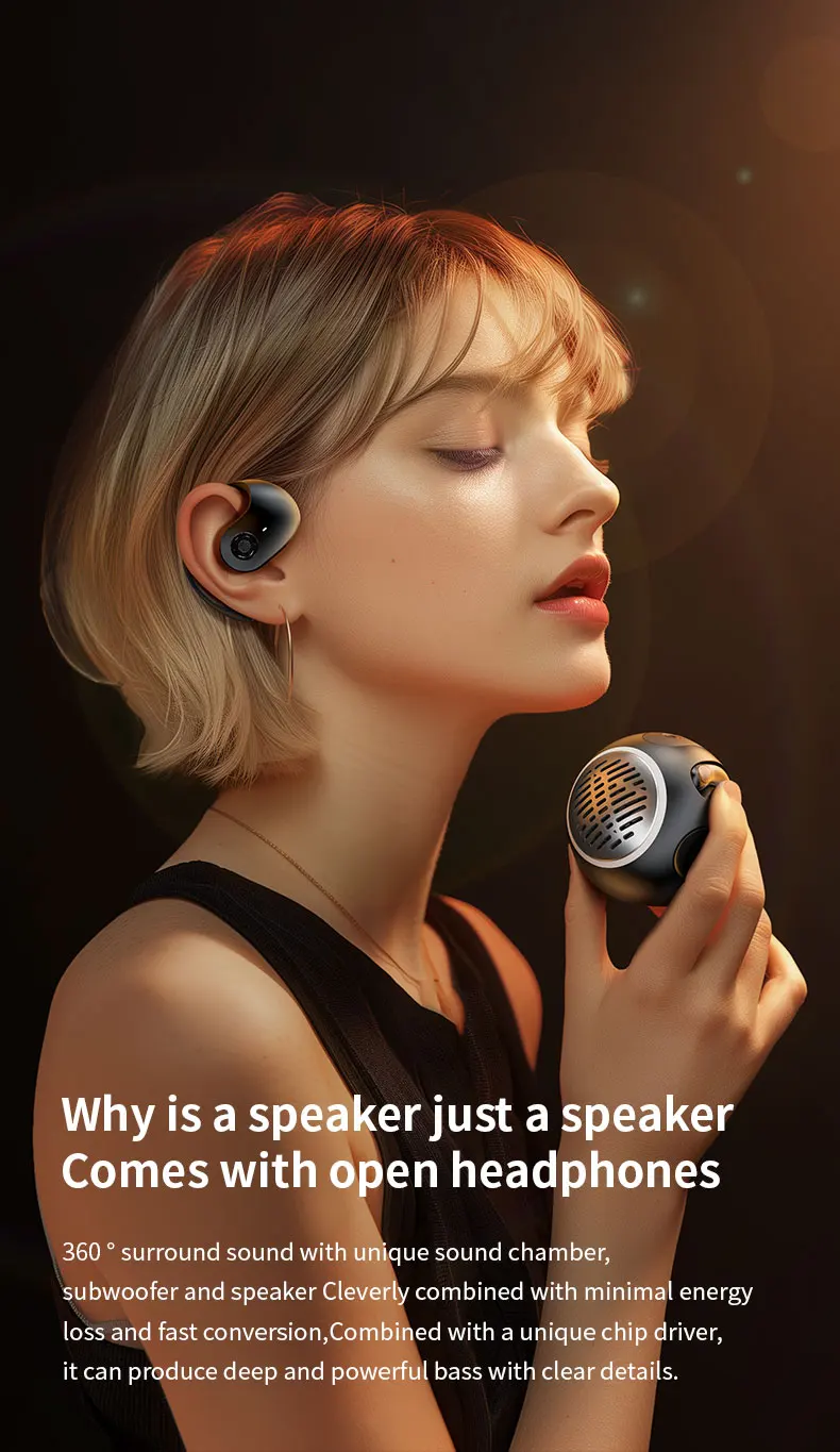 LINX 2-in-1 OWS Wireless Earphones - Sport & Speaker