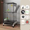 Juego transparente de 8 piezas con 2 compartimentos.