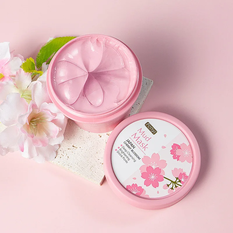 FENYI Cherry Blossom Sakura Clay Mud Mask - Deep Cleansing