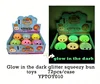 Glow in dark  6 colors glitter dumplings