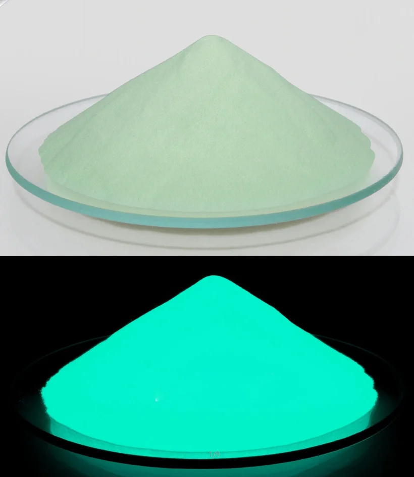 CNMI Multi-colors Functional Phosphor Powder Green Lumines Pigment Glow In Dark Powder Fluorescent Luminescent Phosphor
