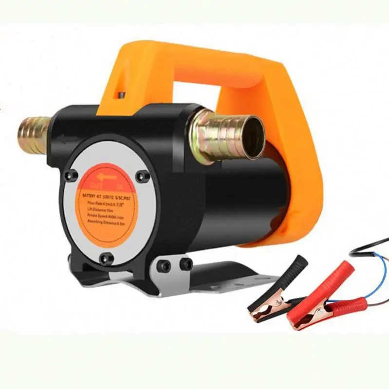 High Flow Electric Self-priming diesel Circulation Pump Car Mounted Small Fuel Dispenser diesel Light Kerosene Oil Pump Fuel